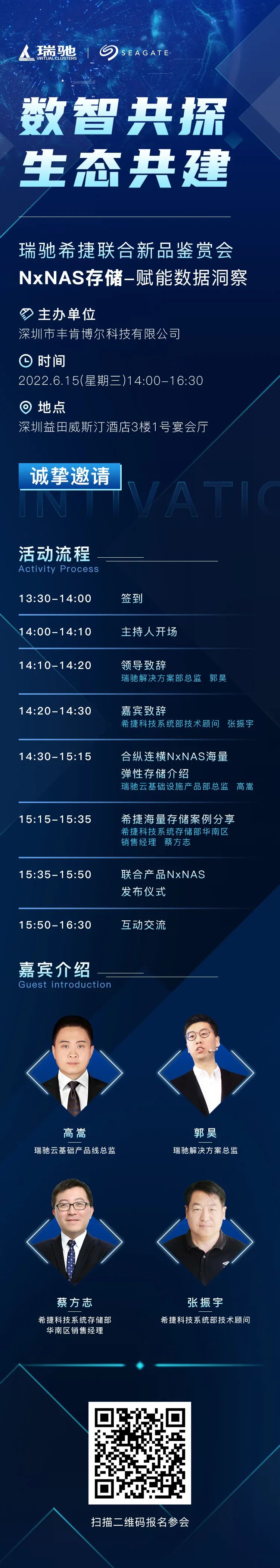 邀請函 | 瑞馳希捷聯(lián)合新品鑒賞會，誠邀您蒞臨